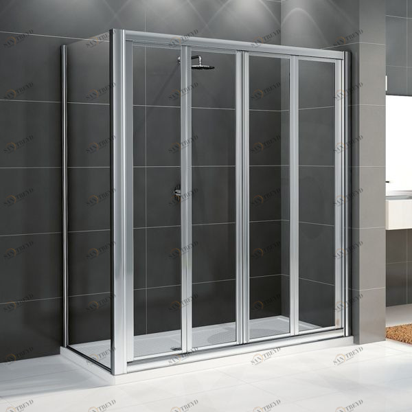 Novellini. Душевой уголок 120x90 см 2S+F с серебристым профилем STAR NSTAR2S1141BNSTARF841B