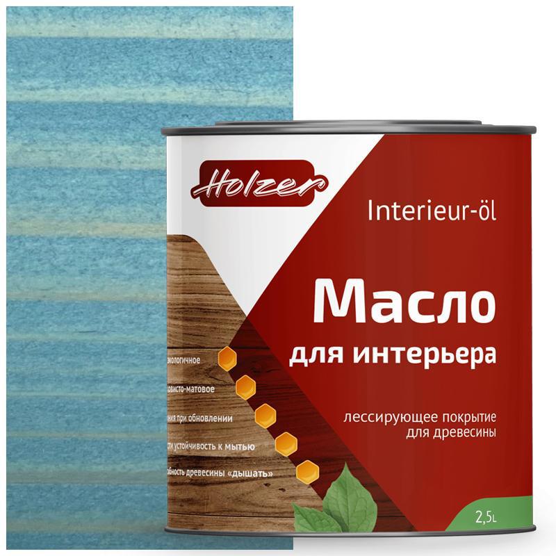 90407717 Масло для интерьера Mint25Nezabudka цвет незабудка 2.5 л STLM-0218167 HOLZER
