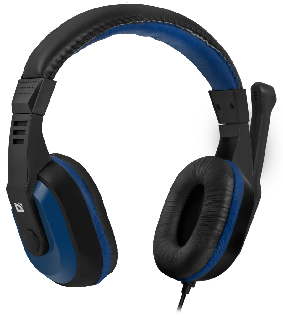 64116 игровая гарнитура warhead g-190 синий + черный, кабель 2,5 м Defender Santreyd  - Вид №1