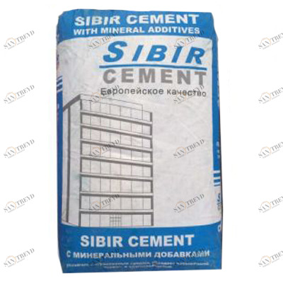 Цемент Сибирь М500 Д20 50кг 1254