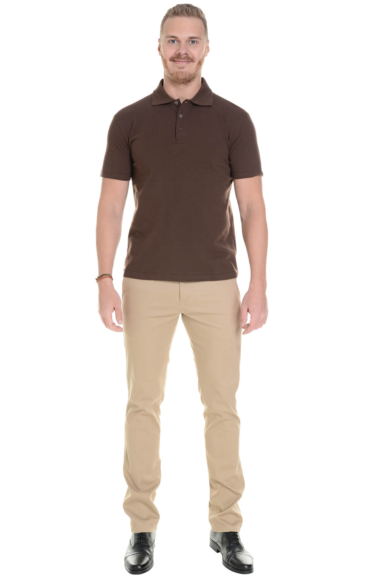 68262 Брюки  мужские beige (бежевые) El-Risto  Одежда для официантов  размер 50/182-188  - Вид №2