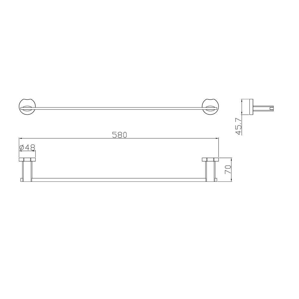 R53908 Полотенцедержатель Raiber  - Вид №1