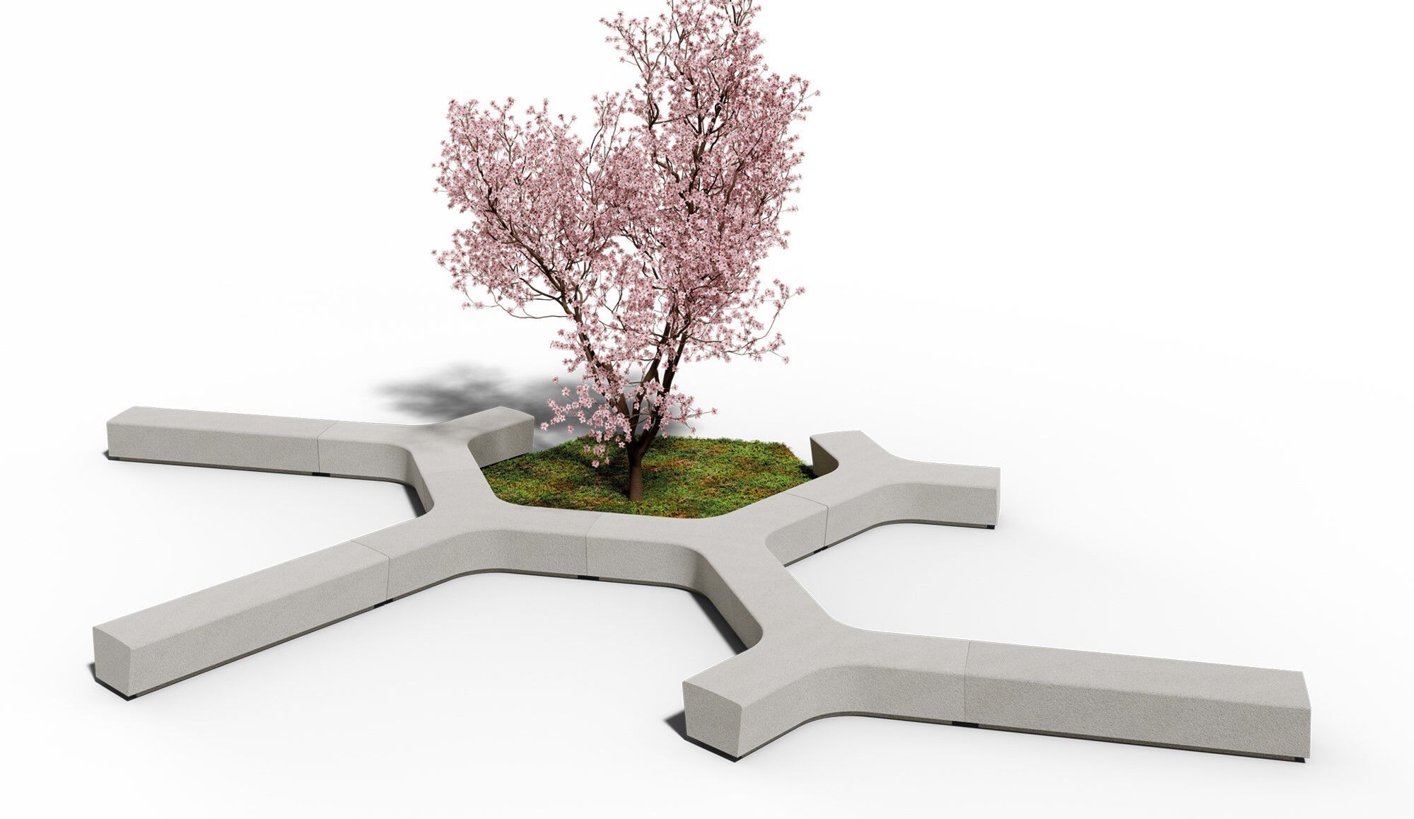 Бетонная скамья amop ДНК ARCH-00101064 - Вид №1