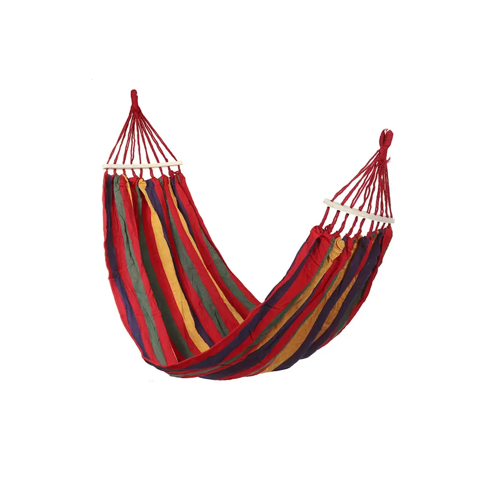 Гамак садовый 200х80 см дерево/полиэстер разноцветный Santreyd STLM-2205005