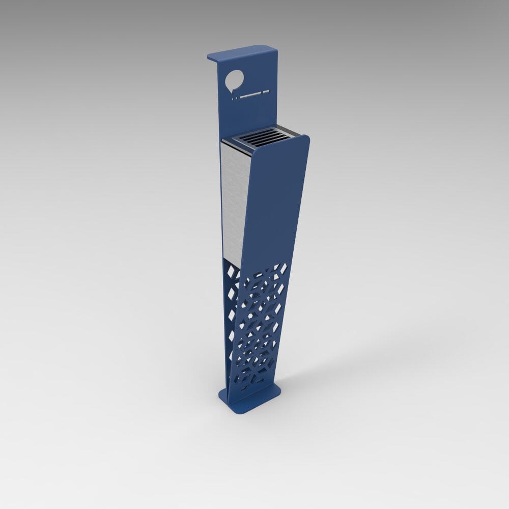 Металлическая напольная пепельница для общественных мест CITYSì GLAX ARCH-00132045 - Вид №3