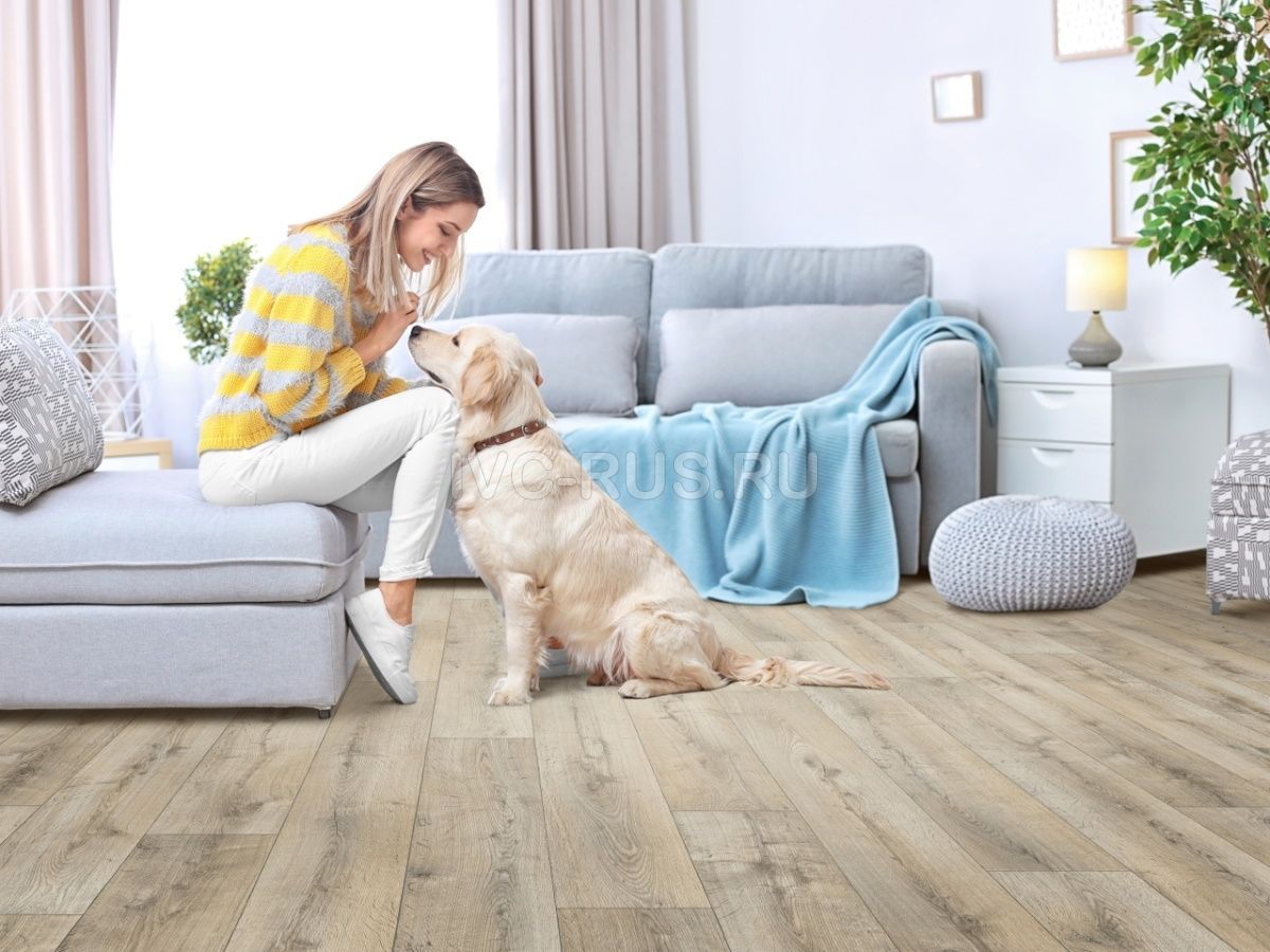 Линолеум полукоммерческий SUPER WOODLiKE - СУПЕР ВУДЛАЙК i516130 IVC-RUS  - Вид №1