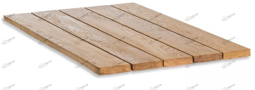 Skargaarden Прямоугольная столешница из тика Korsö Kortex-t