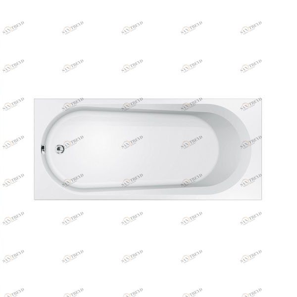 Ванна встроенная Nova 170/80 см с гидромассажем 2NVB1D3 Gruppo Geromin 