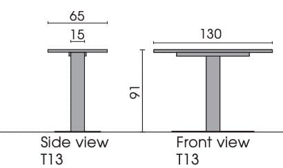 Высокий прямоугольный садовый стол Bullfrog OD Thekla ARCH-00068979 - Вид №5