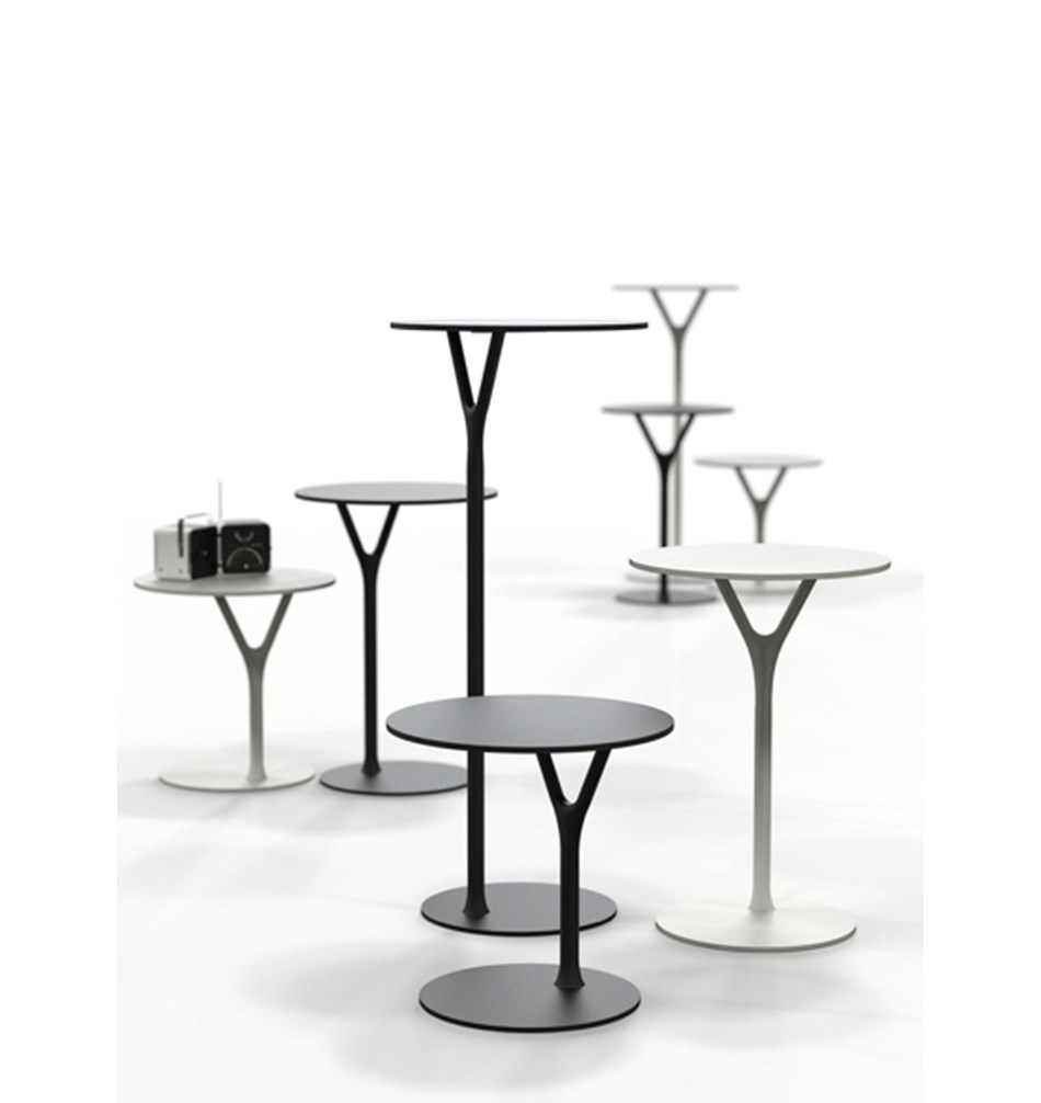 FROST WISHBONE Барный столик » белый Алюминий Белый W4100-W  - Вид №3