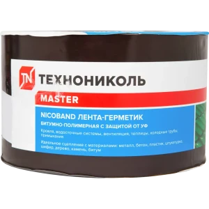 Лента-герметик Никобенд 10x0.1 м цвет коричневый