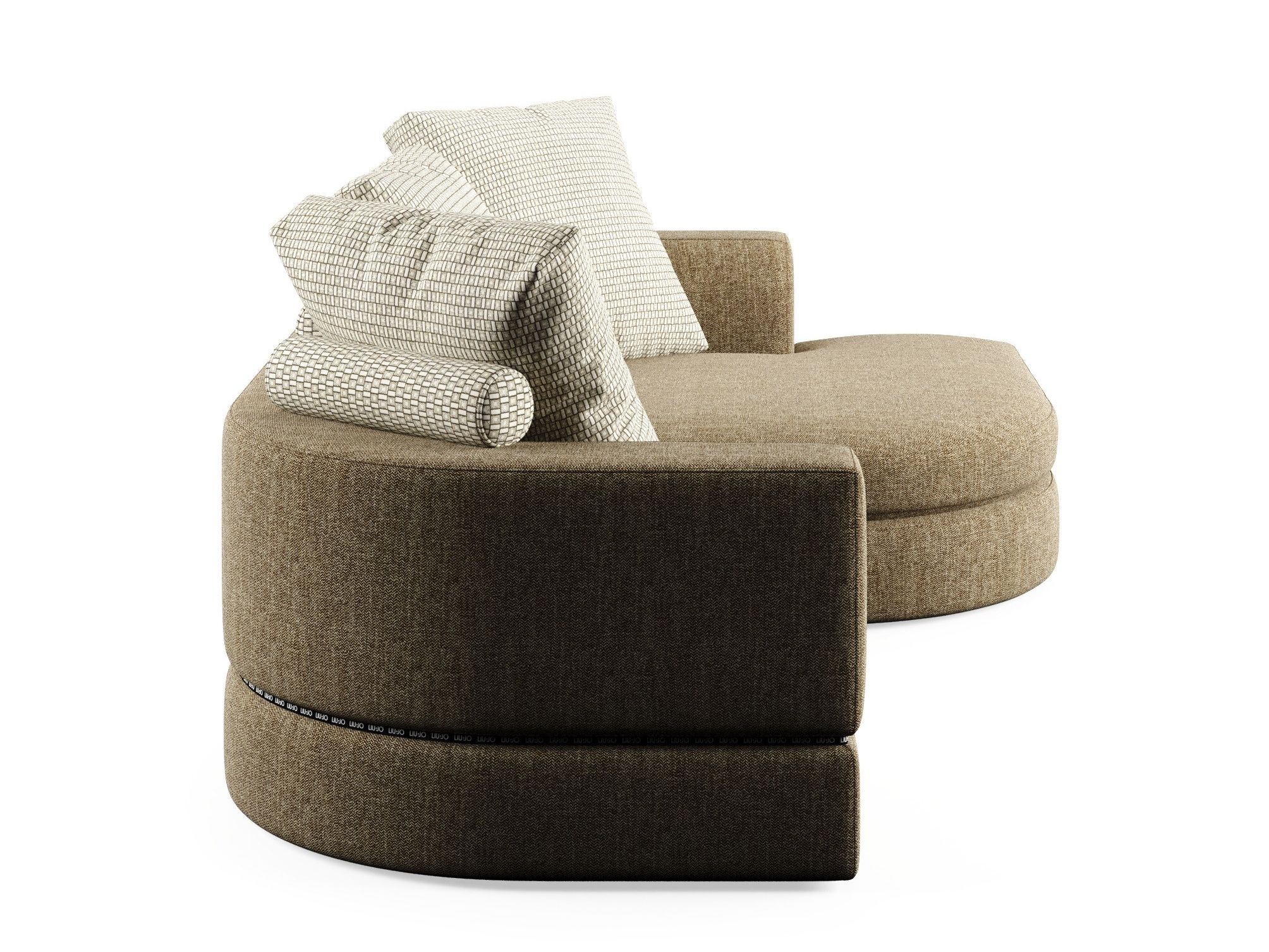 Тканевый диван с полуостровом Liu Jo Living Collection Pixi ARCH-00078655 - Вид №3