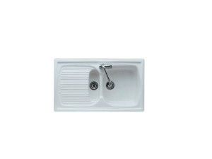 Встраиваемая раковина с половиной ванны и капельницей