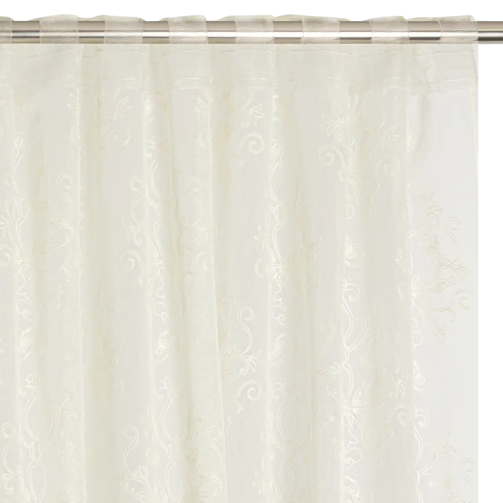Тюль на ленте Inspire Jamy 285x280 см цвет Cream5 кремовый 83321652 STLM-2029164  - Вид №4