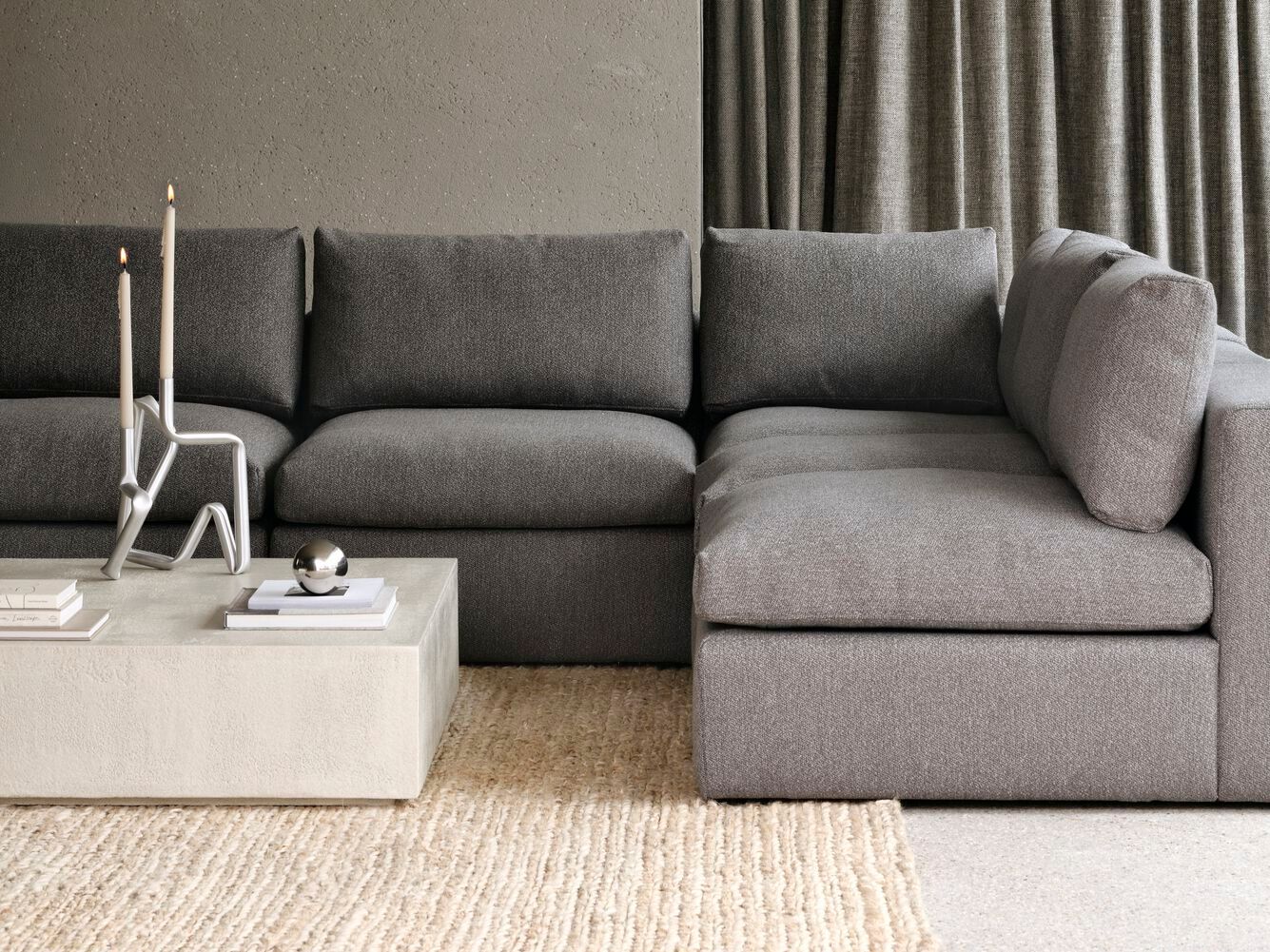 Тканевое угловое кресло Ethnicraft Mellow ARCH-00115896 - Вид №6