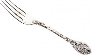 101976 Odiot Вилка сервировочная Odiot "Мессоне" 27см (серебро 925) Серебро 925