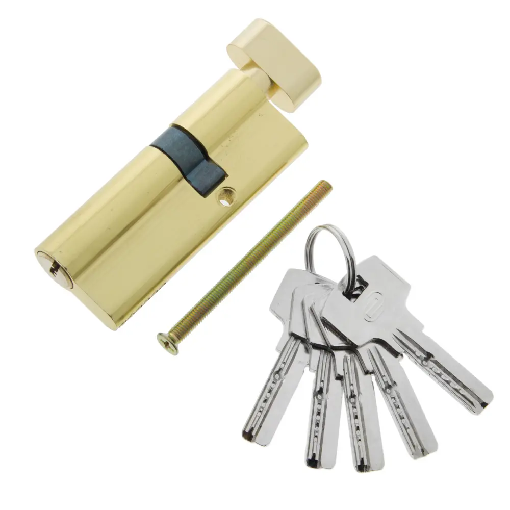 Цилиндр Standers ключ/вертушка 30х50 золото, TT-CANB3050GD STLM-2179746 - Вид №1