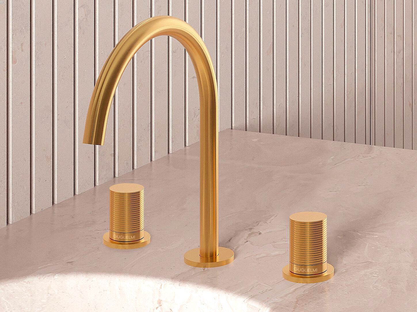 Смеситель для раковины с 3 отверстиями GUGLIELMI RUBINETTERIE Sprint Color ARCH-00141469 - Вид №6