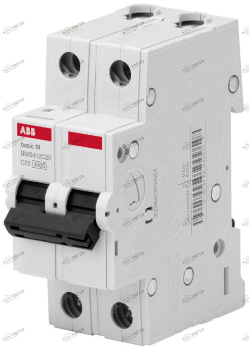 Автоматический выключатель ABB SН202 2Р 6кА 10А 7395