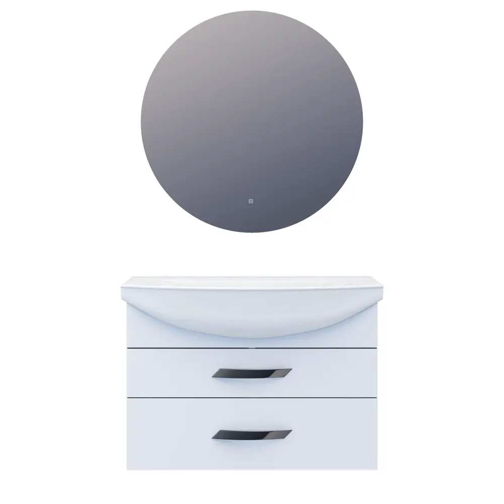 Тумба под раковину Vigo Moss подвесная 85 см, цвет белый STLM-2039098 - Вид №5