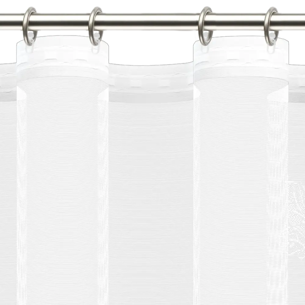 Занавеска на ленте «Листва», 260х160 см, цвет белый Santreyd STLM-2201479 - Вид №4