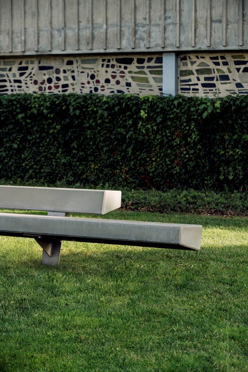 URBIDERMIS Бетонная скамья со спинкой sun-id-1476156 - Вид №4