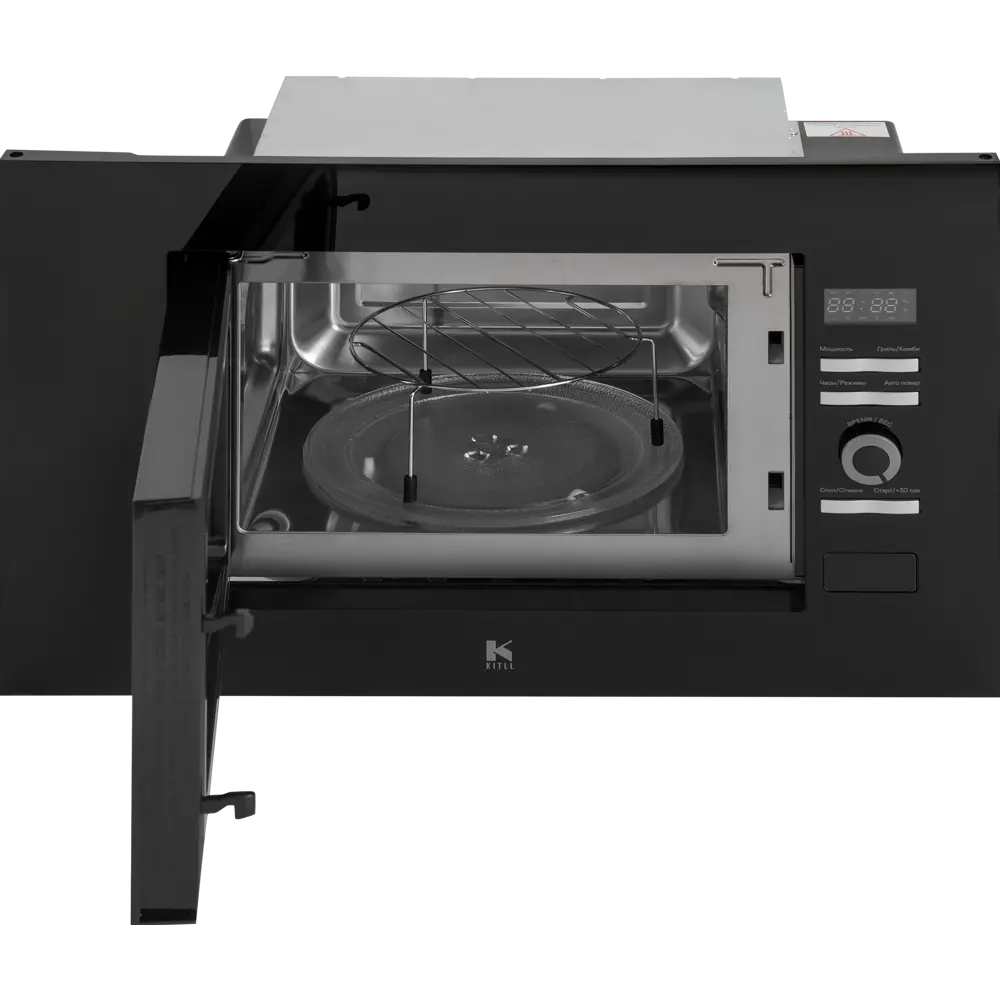 Микроволновая печь Kitll KMBI 2001 2001 BL встраиваемая 20 л 59.5x32.9x38.2 см механическое управление цвет чёрный 84021379 STLM-2174656  - Вид №2