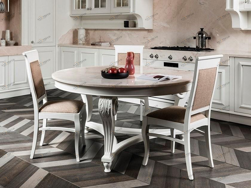 L'Ottocento Круглый стол из розового мрамора sun-id-1425935