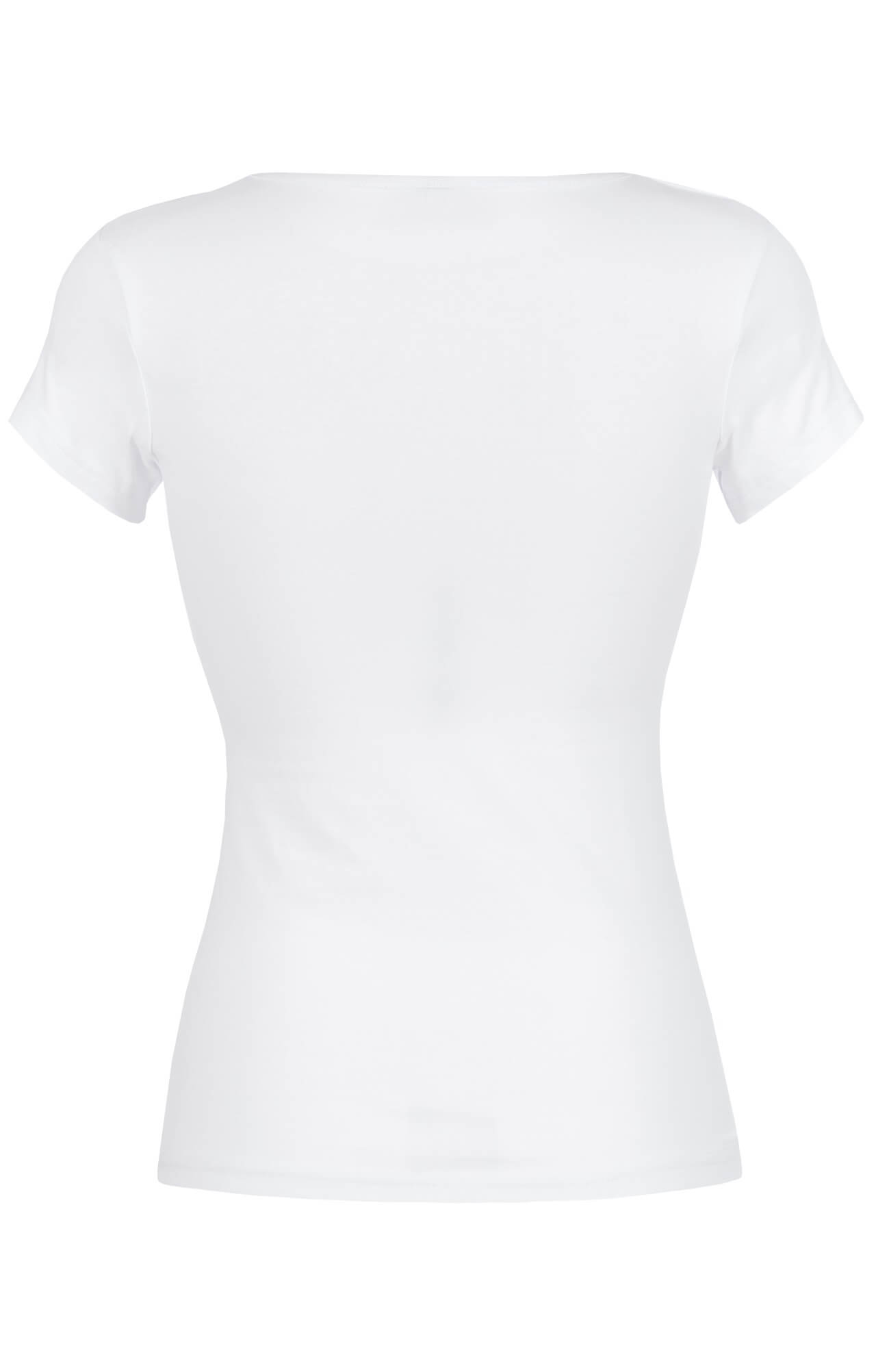62137 Футболка женская белая LUXE  Одежда для официантов  размер M  - Вид №3