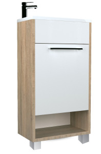 У85922 Тумба с раковиной Lira 40Н 1д. Дуб Сонома 1 Marka Lira