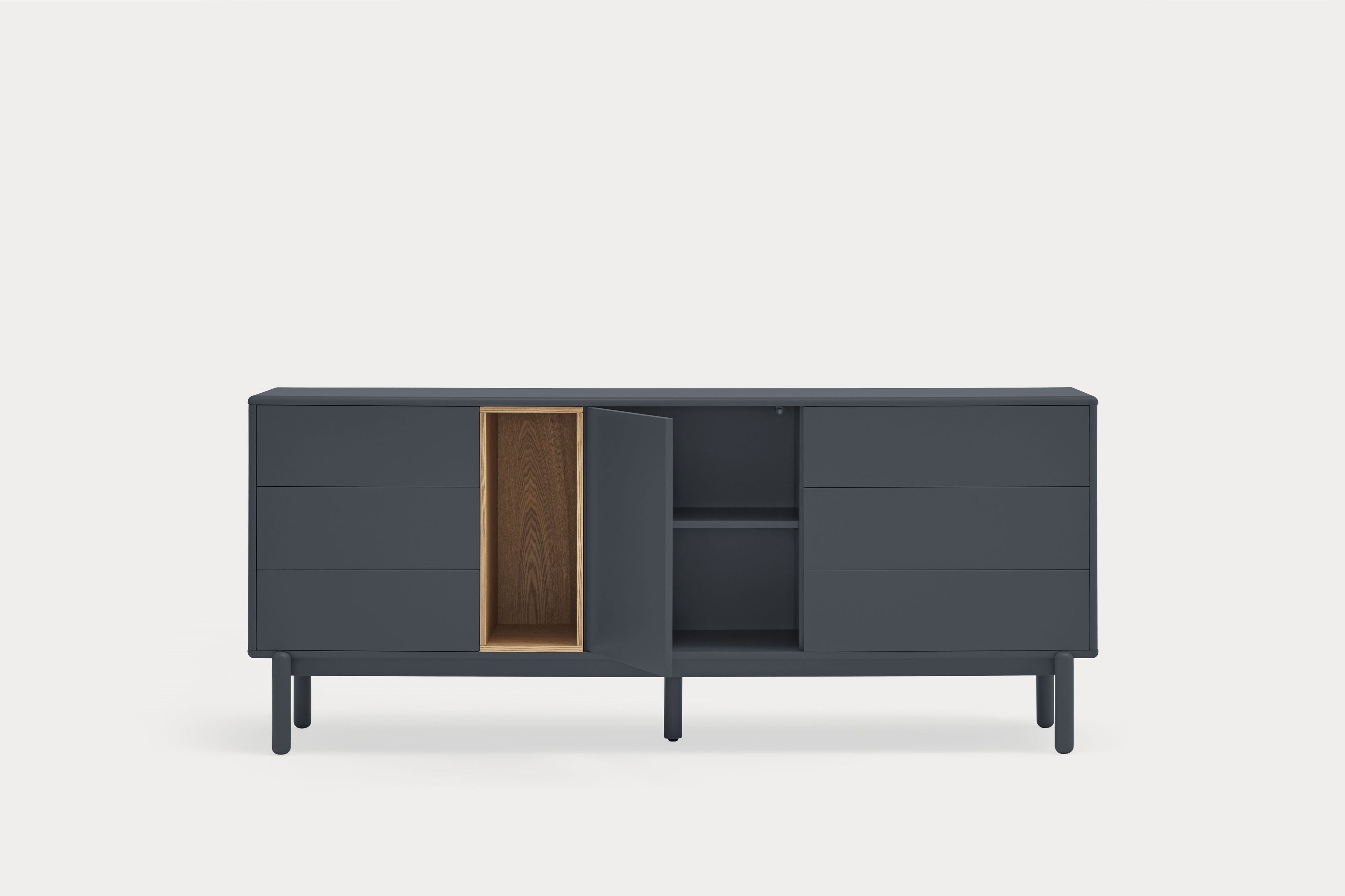 Шкаф из МДФ с распашными дверцами и ящиками TEULAT Corvo ARCH-00138554 - Вид №11