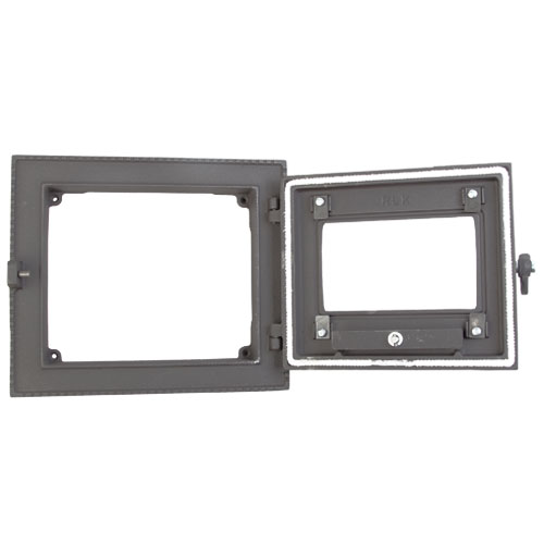 Дверка топочная со стеклом Рубцовское ДТГ-3БС Ками 2338 - Вид №1