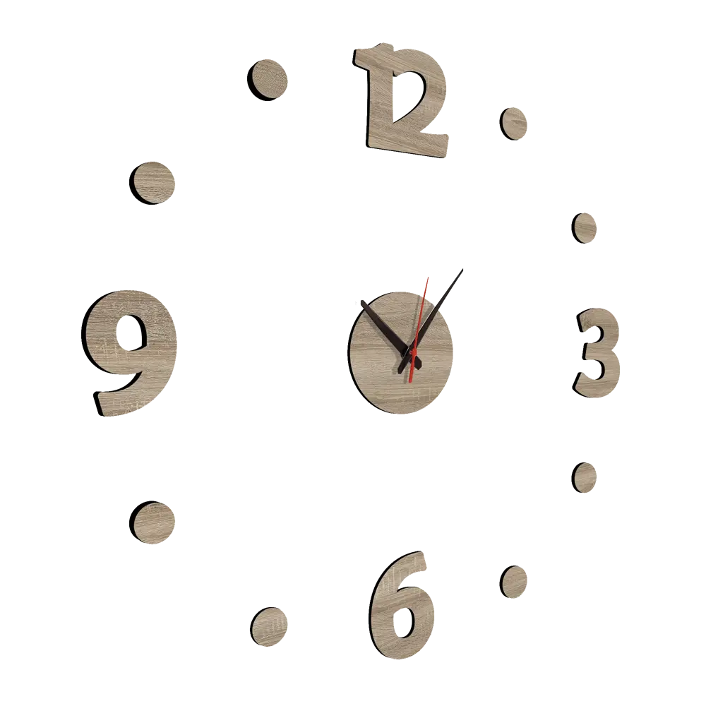 Часы настенные 70-80D дуб Santreyd STLM-2204877 - Вид №2