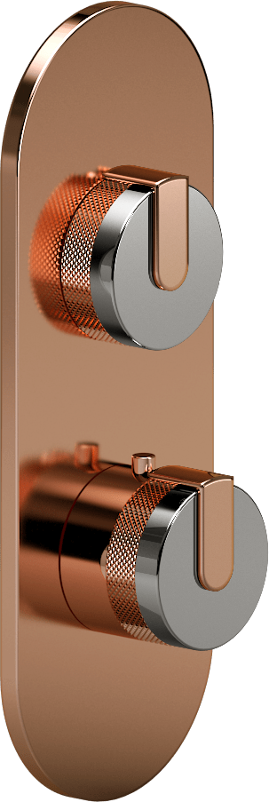 E-8026-R1PCE0-L1RG-RG-T Планка M-Series с 2 ручками - Внешняя часть GRAFF MOD+