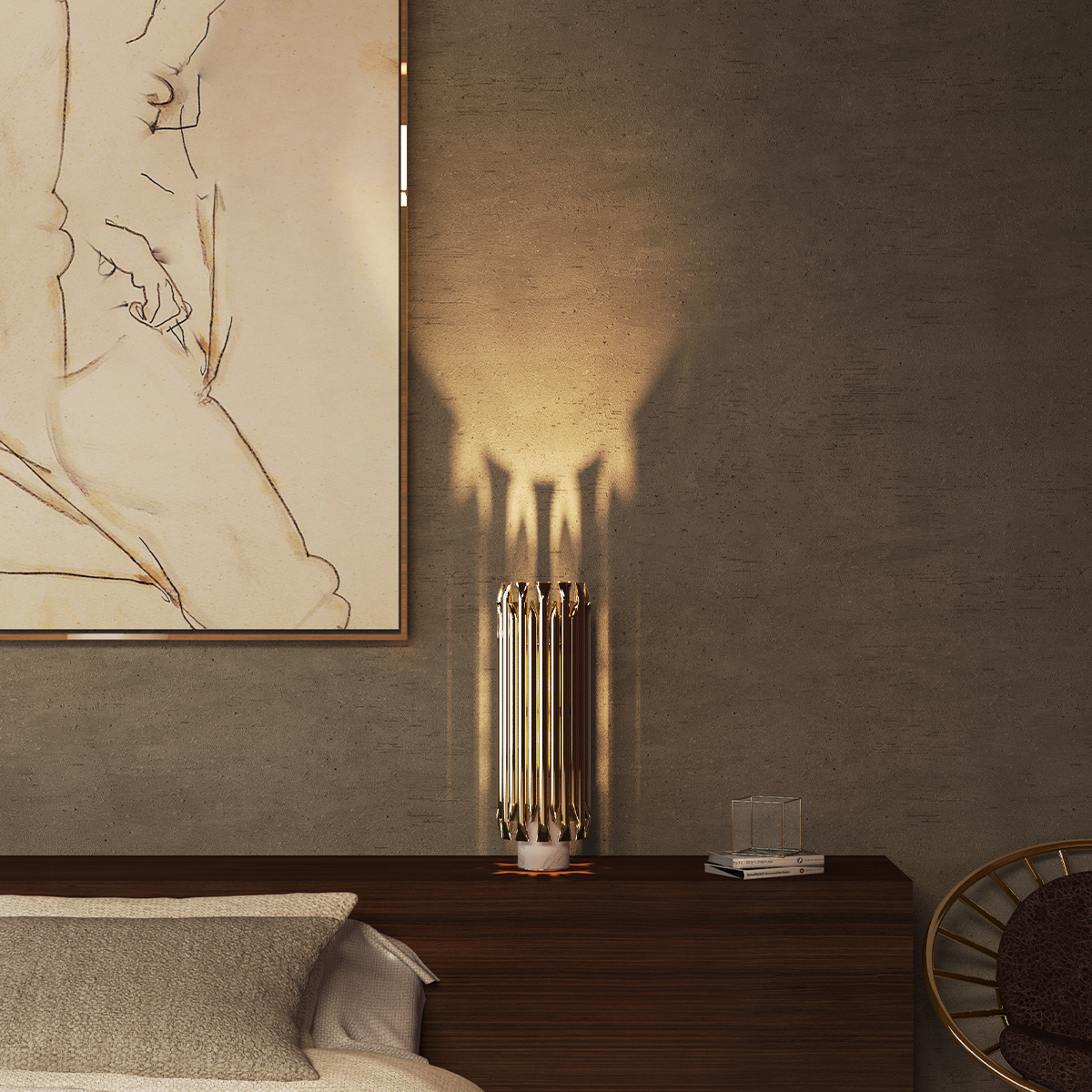 Настольные лампы Matheny Table Lamp Covethouse DELIGHTFULL  - Вид №1