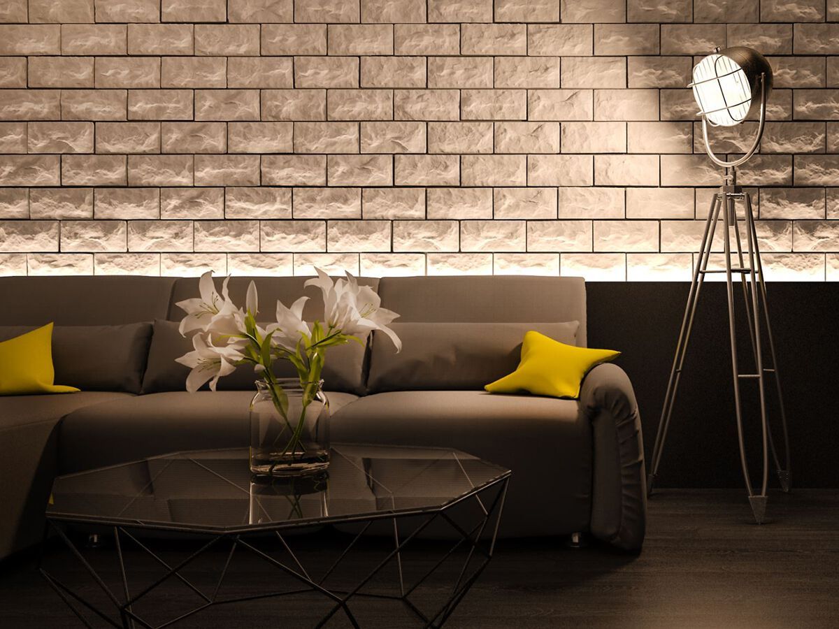 Трехмерное гипсовое покрытие WallDeco E-Nature ARCH-00046608