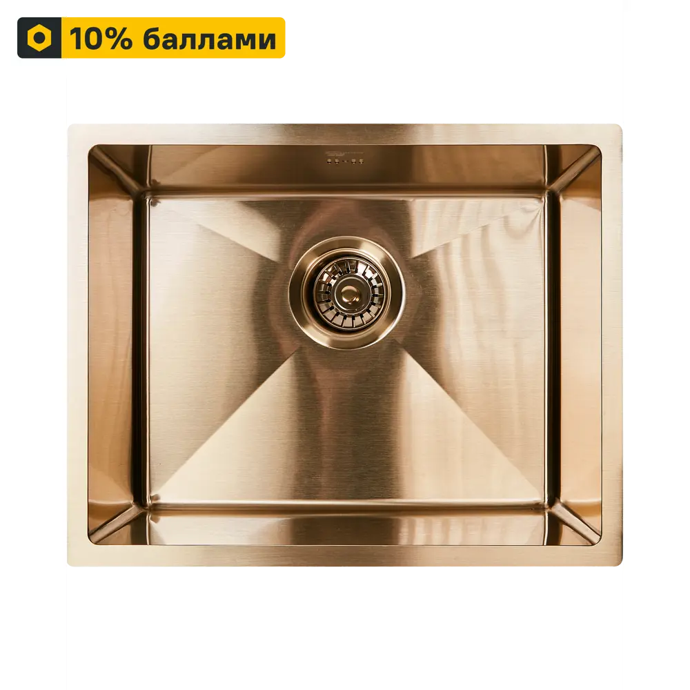 Кухонная мойка DELINIA М6G золото 50×40 см с увеличенной гарантией 89337708 M6G STLM-0874844