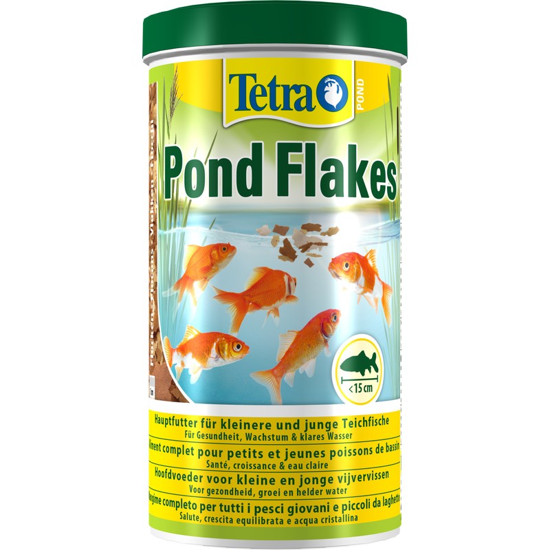 Т0033032 Корм для рыб Pond flakes для прудовых рыб в хлопьях 1л TETRA 