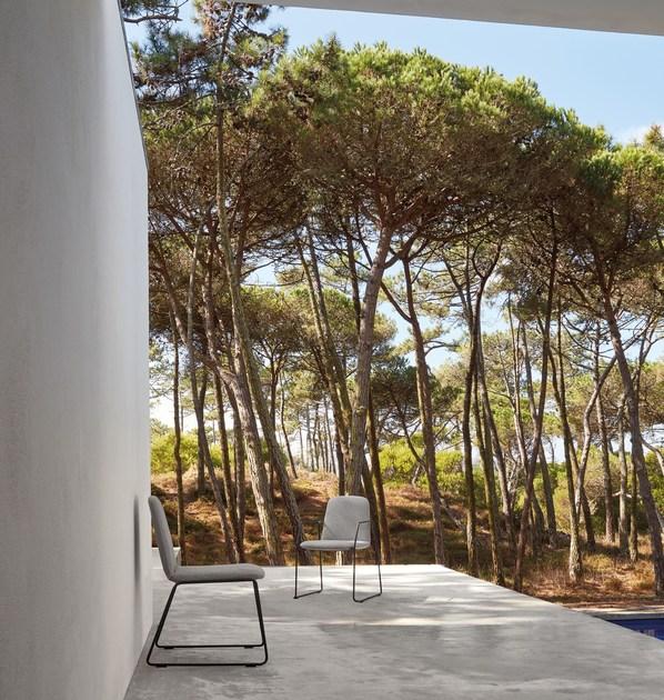 MANUTTI Штабелируемый садовый стул из ткани Loop sun-id-1387591 - Вид №4