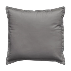 Перея Декоративная подушка 45x45 см серо-коричневая бархат 89426301