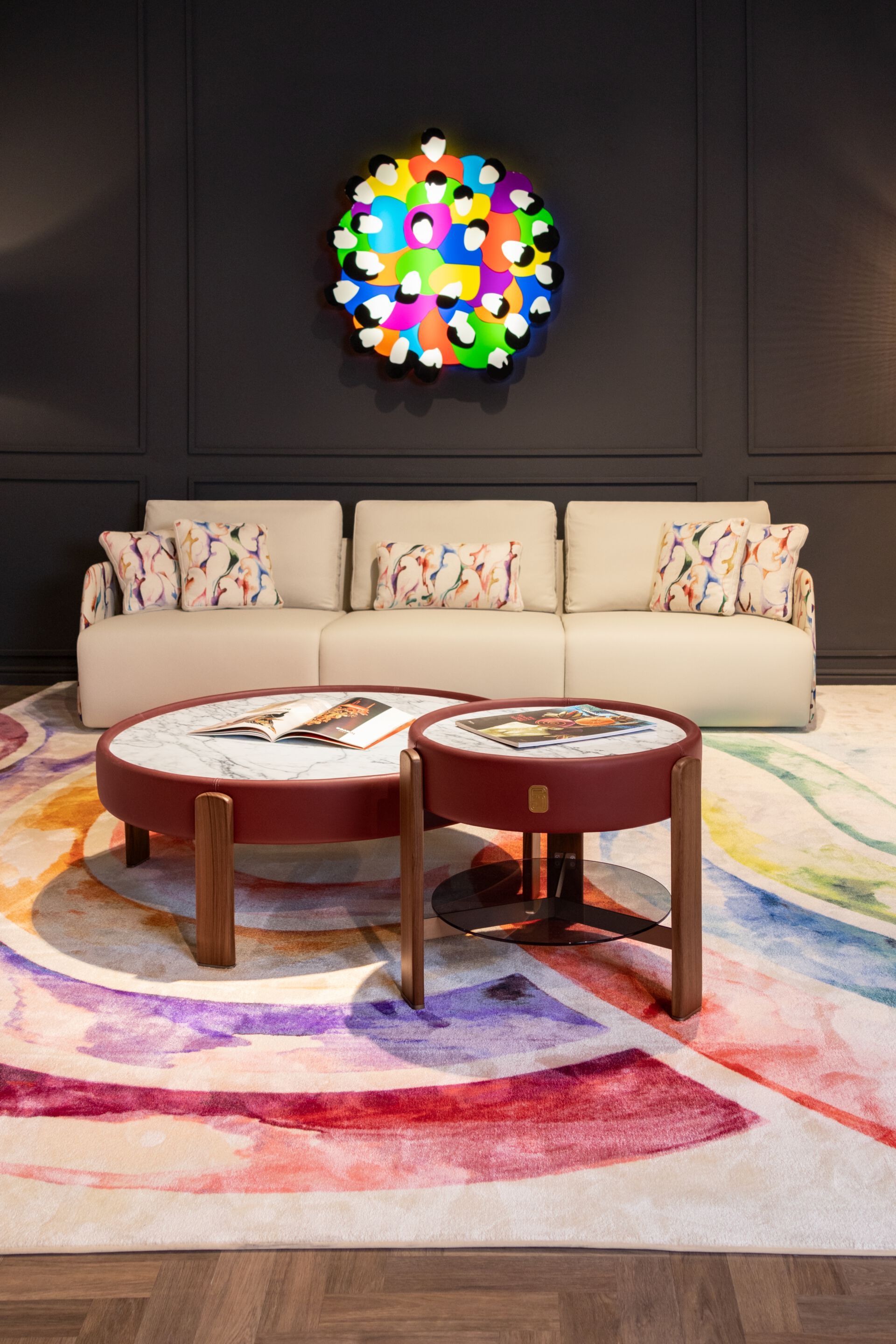 Мраморный низкий круглый журнальный столик Formitalia KEAN ARCH-00044657 - Вид №16