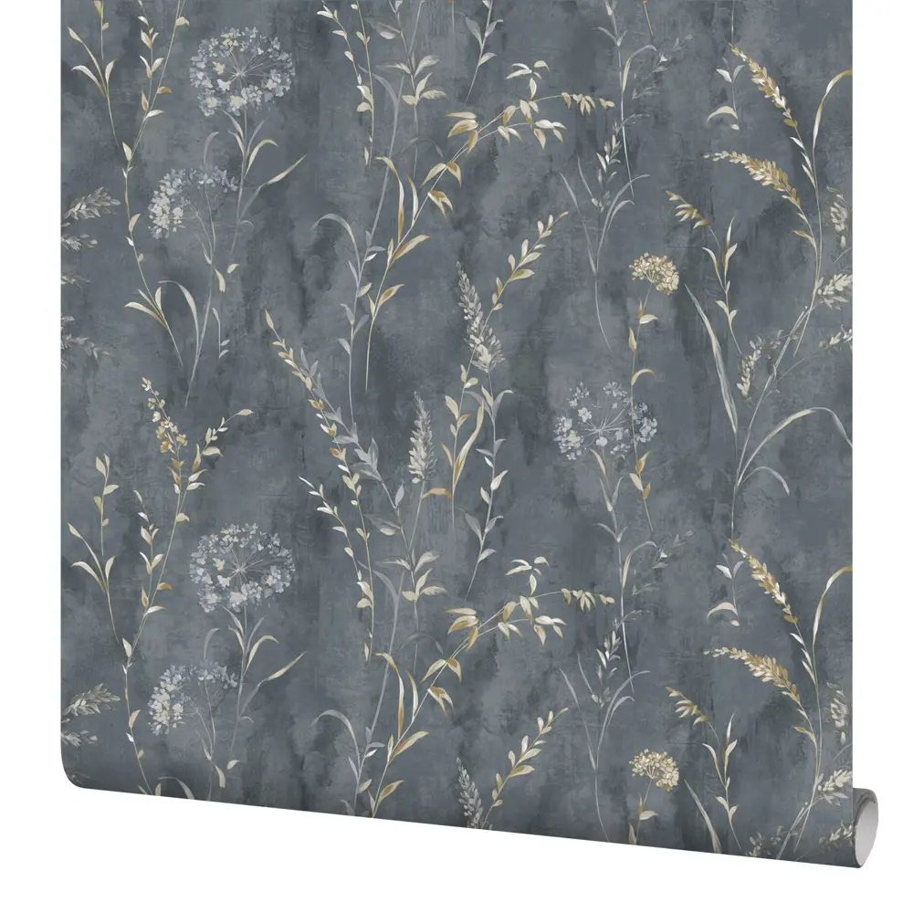 Обои флизелиновые Erismann Линда темно-серые 1.06 м ЭР61010-06 STLM-2169735