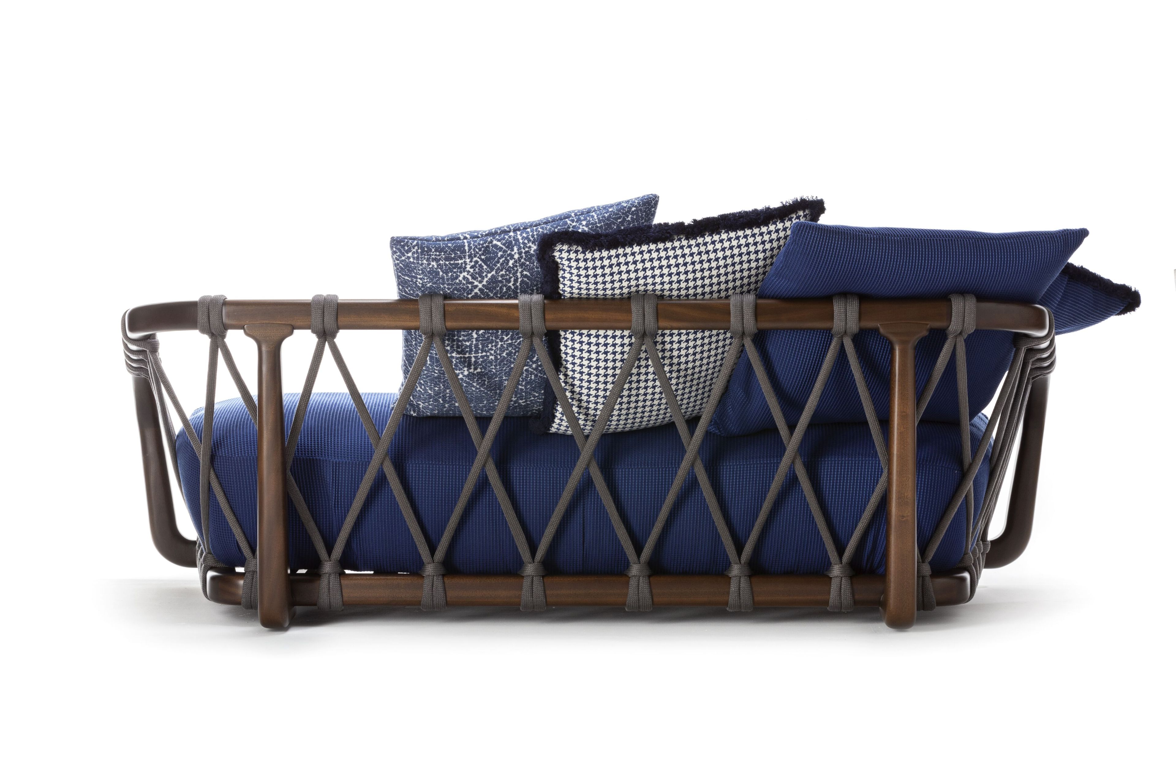 3-местный диван из красного дерева и ткани Exteta Sunset ARCH-00119067 - Вид №5