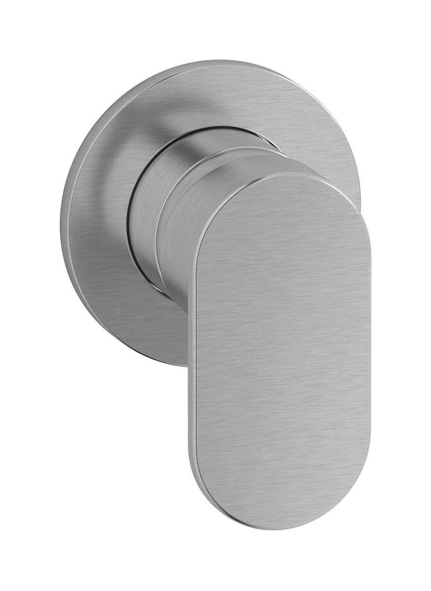 Внешние части встроенного смесителя на 1 потребителя WE ARE IB k2305ss Brushed Nickel K2