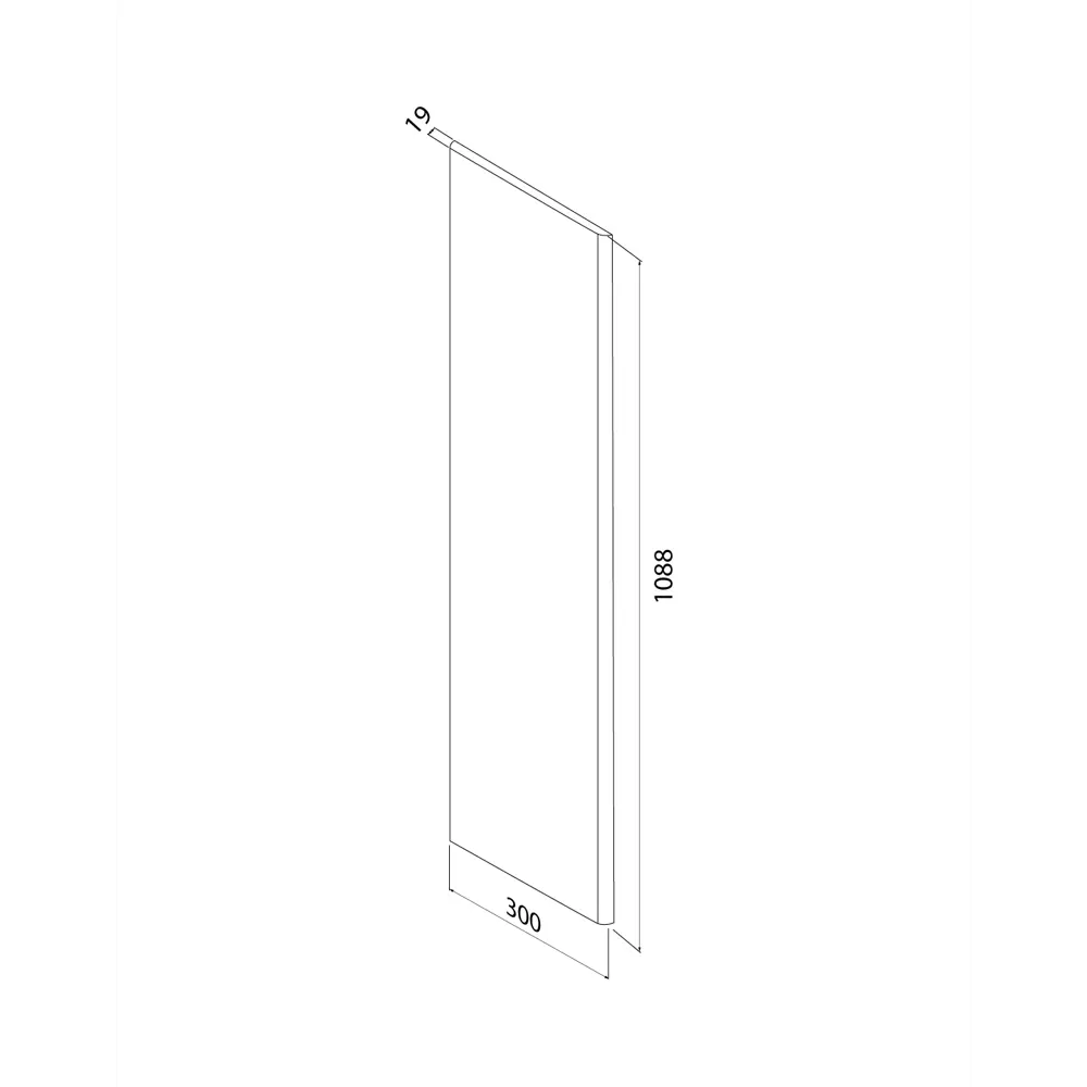 Фасад для пенала Iddis Lahta LAH30T0i89 30 см МДФ цвет тайга STLM-2063005 - Вид №5