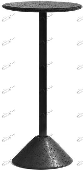 BUZAO Круглый высокий стол из лавового камня  B21113 