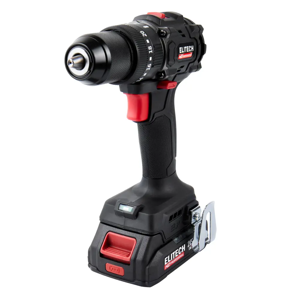 Аккумуляторная дрель-шуруповерт ELITECH HD 20V с двумя скоростями 89375682 STLM-1466981 - Вид №3