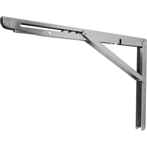 Кронштейн для полки LARVIJ складной 40x27 см нагрузка до 30 кг металл цвет цинк