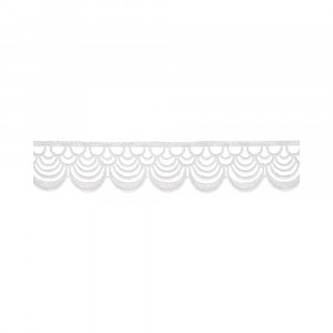 3285 Гипюр 37 мм в пакете белый Gamma