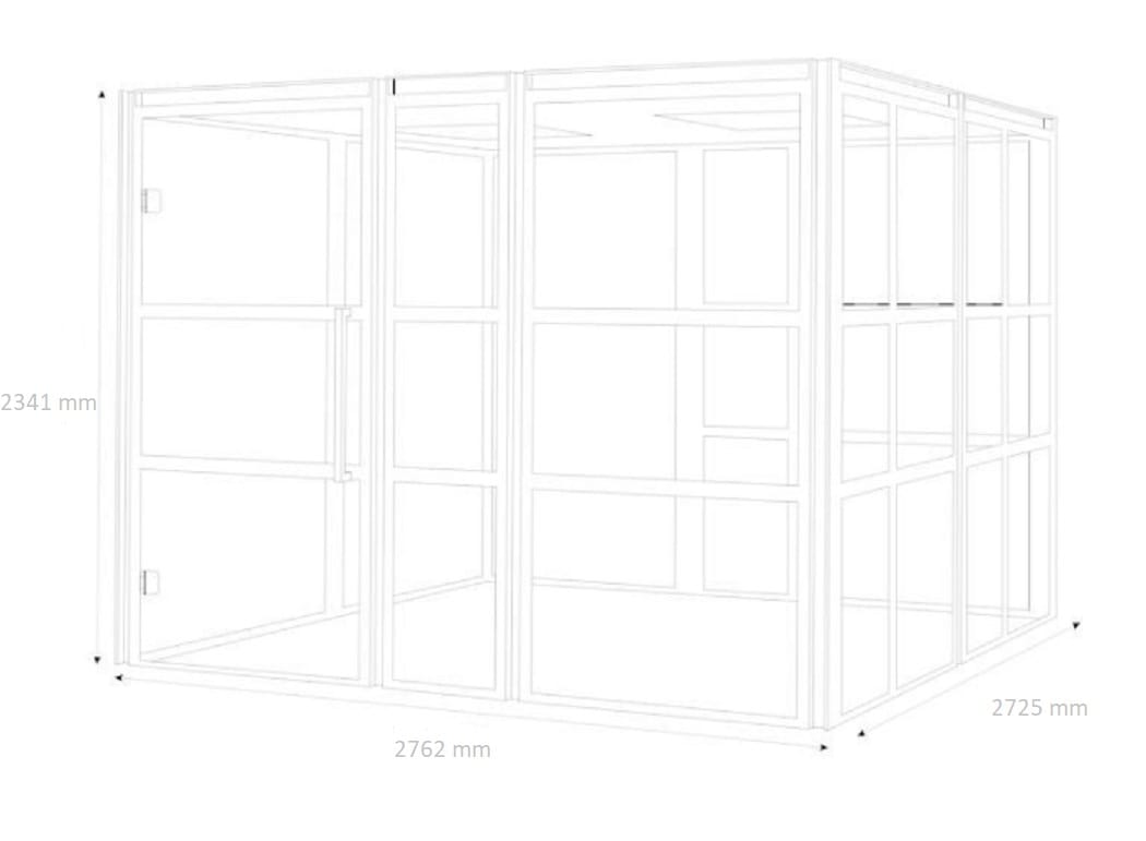 Акустическая офисная кабина со встроенным освещением MDD ARCH-00061241 - Вид №6
